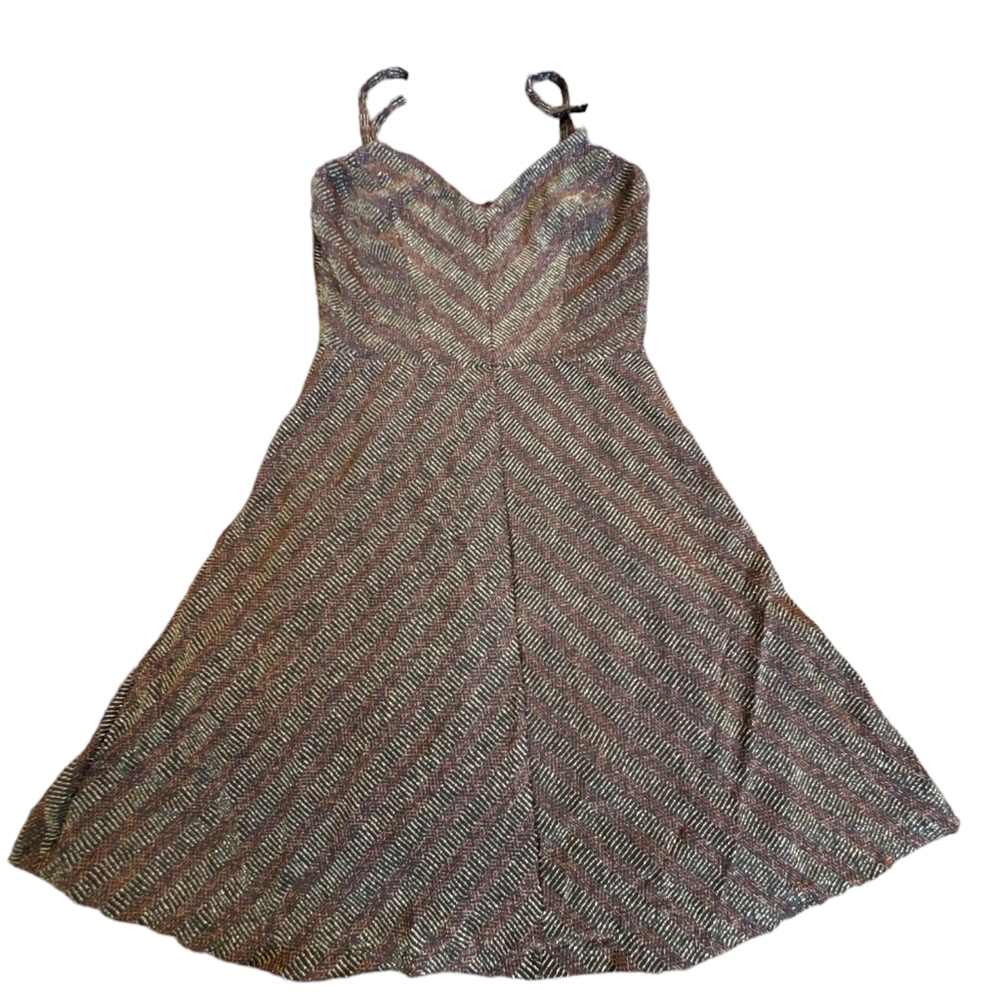 Strappy Chevron Dress